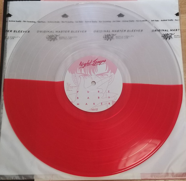 Night Tempo – Pure Baby Maker (2019, Half Red and Clear vinyl