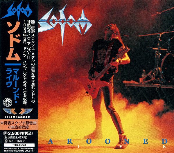 Sodom – Marooned Live (1994, CD) - Discogs