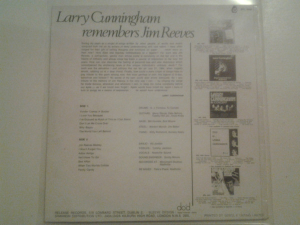lataa albumi Larry Cunningham - Remembers Jim Reeves