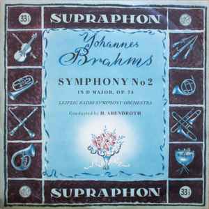 Johannes Brahms - Symphony No. 2 In D Major, Op. 73 album cover
