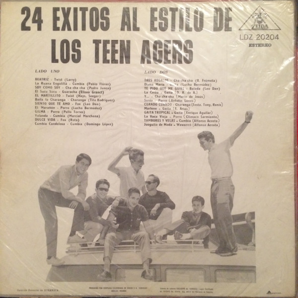 baixar álbum Los Teen Agers - 24 Exitos Al Estilo De Los Teen Agers