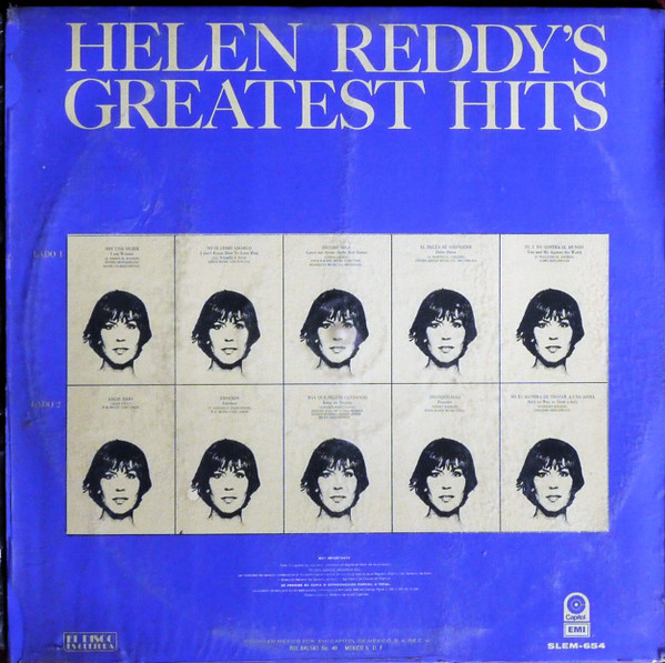télécharger l'album Helen Reddy - Helen Reddys Greatest Hits Los Grandes Exitos De Helen Reddy