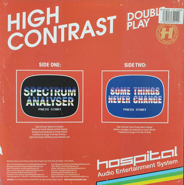 last ned album High Contrast - Spectrum Analyser Some Things Never Change