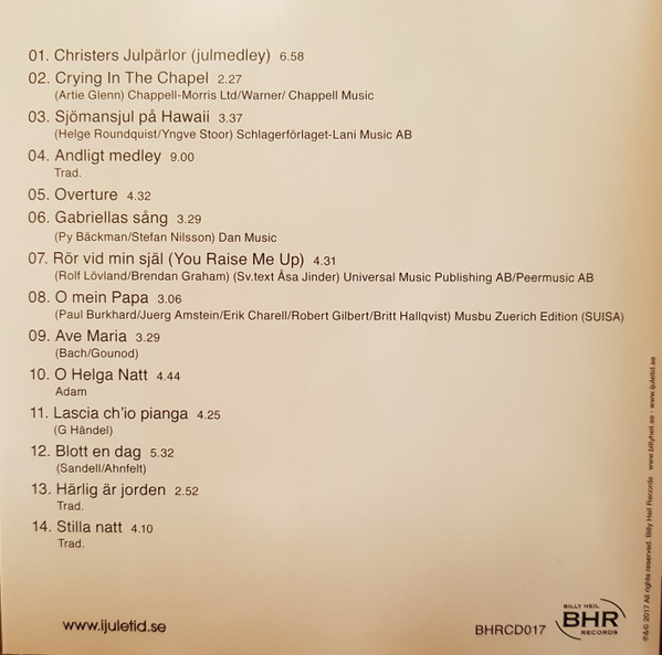 last ned album Magnus Johansson, Christer Sjögren, Marcos Ubeda - I Juletid 2017