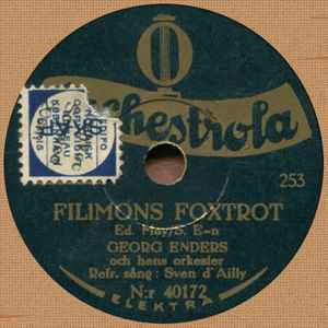 Georg Enders Orkester - Filimons Foxtrot / Lektyrs Vals album cover