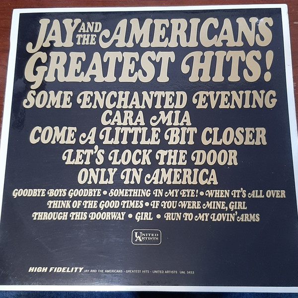 Jay And The Americans – Jay And The Americans Greatest Hits (1965