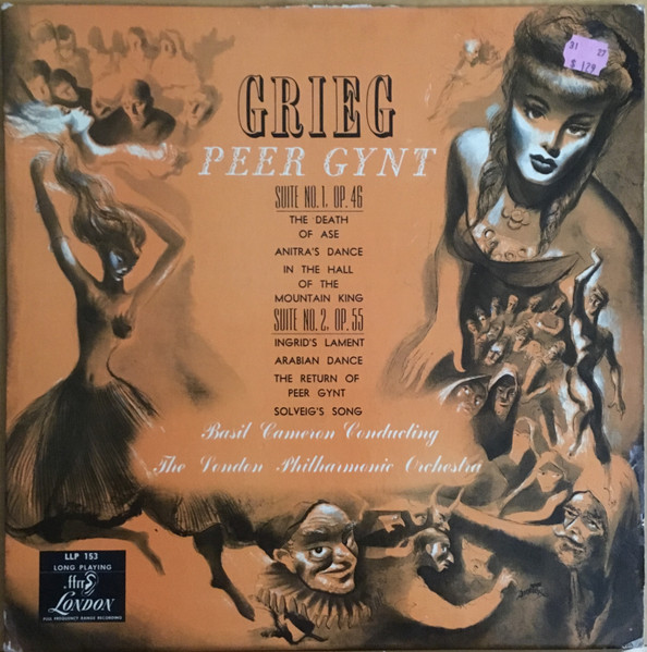 Grieg, Basil Cameron, The London Philharmonic Orchestra - Peer