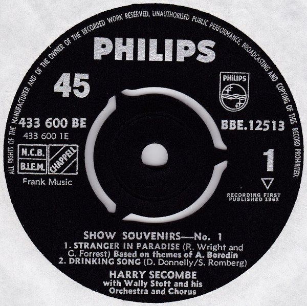 descargar álbum Harry Secombe - Show Souvenirs No 1