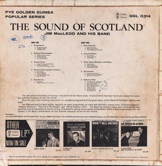 last ned album Jim MacLeod And His Band - The Sound Of Scotland