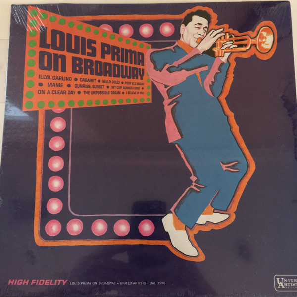 Louis Prima – Louis Prima On Broadway - VINYL RECORD LP