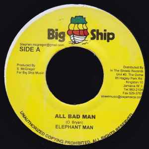 Elephant Man - All Bad Man / See Dem A Pree album cover