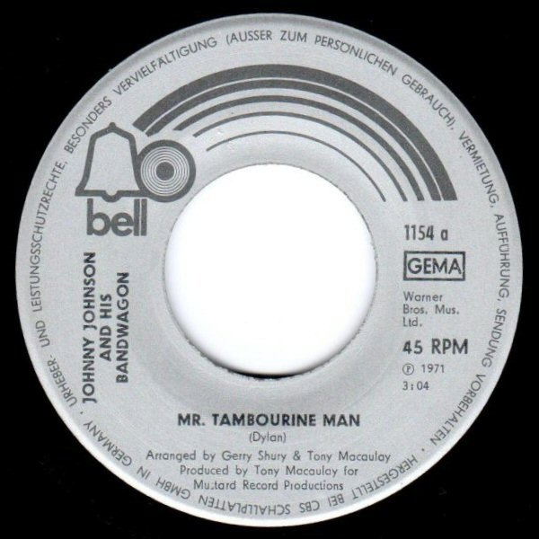 baixar álbum Johnny Johnson And The Bandwagon - Mr Tambourine Man