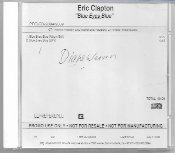 Eric Clapton - Blue Eyes Blue | Releases | Discogs