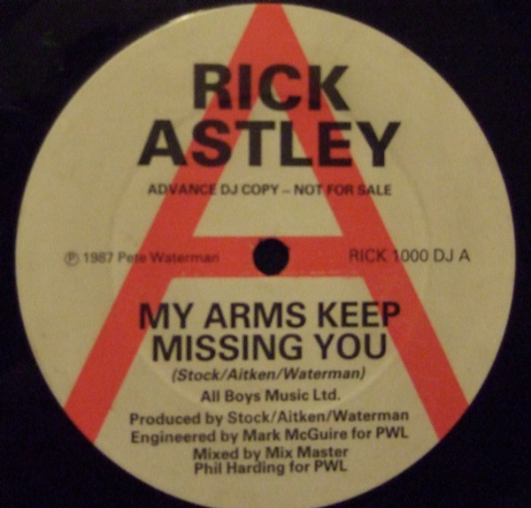 Rick Astley – Never Gonna Give You Up (1987, Vinyl) - Discogs