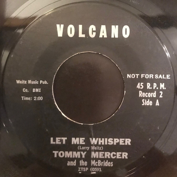 descargar álbum Tommy Mercer and The McBrides - Let Me Whisper I Cant Stand The Sight Of The Ocean