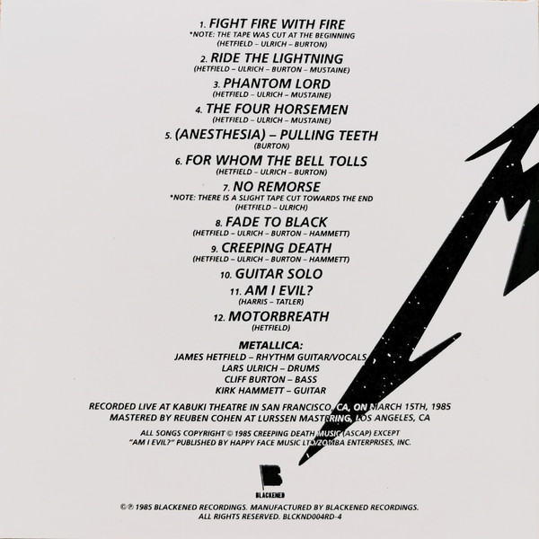 Vinyle Metallica Ride the lightning 3-LP & Picture-LP & 6-CD & DVD & Livre  Standard par Metallica pas cher sur Discovore
