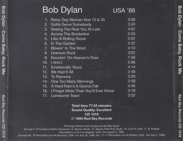 ladda ner album Bob Dylan - Come Baby Rock Me