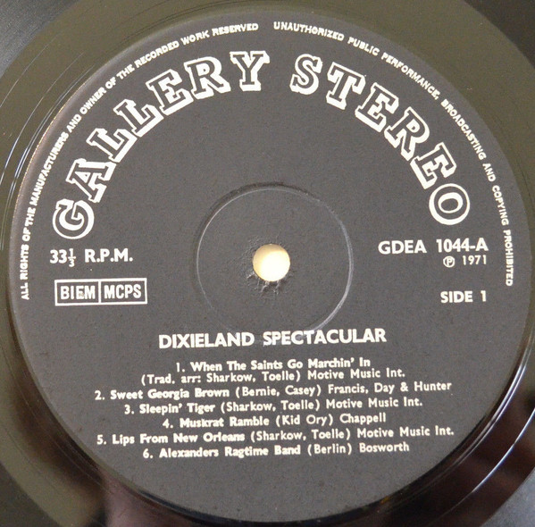 baixar álbum Unknown Artist - Dixieland Spectacular