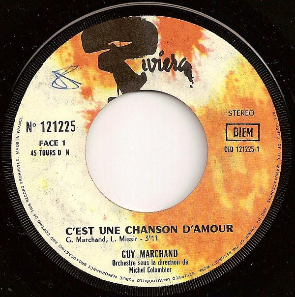 lataa albumi Guy Marchand - Cest Une Chanson Damour Je Cherche Une Femme