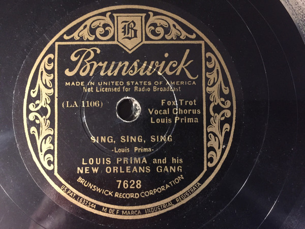 Album herunterladen Download Louis Prima & His New Orleans Gang - Sing Sing Sing Its Been So Long album