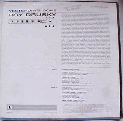 lataa albumi Roy Drusky - Yesterdays Gone