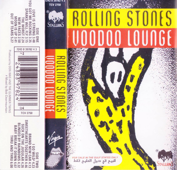 The Rolling Stones – Voodoo Lounge (1994, Cassette) - Discogs