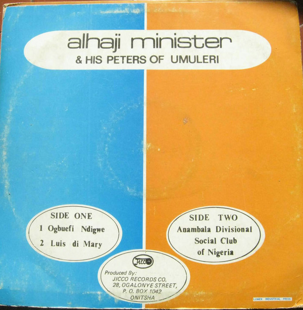 baixar álbum Alhaji Minister And His Peters Of Umuleri - Alhaji Minister And His Peters Of Umuleri