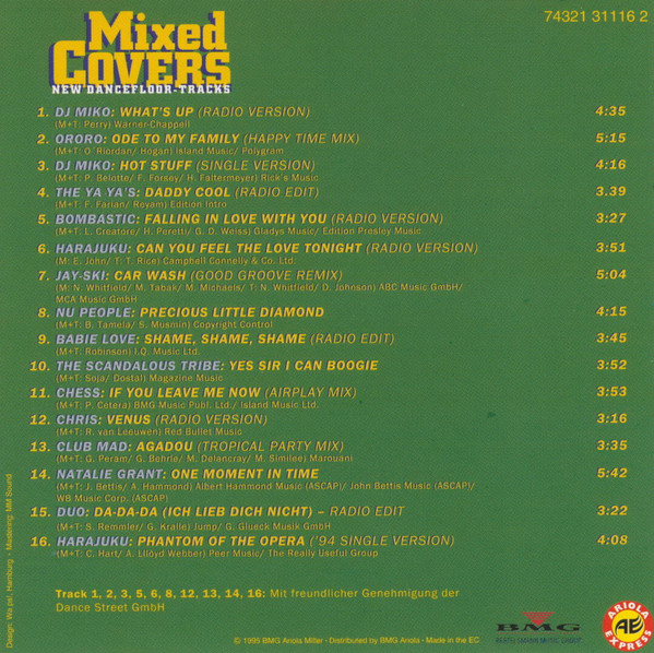 last ned album Various - Mixed Covers New Dancefloor Tracks
