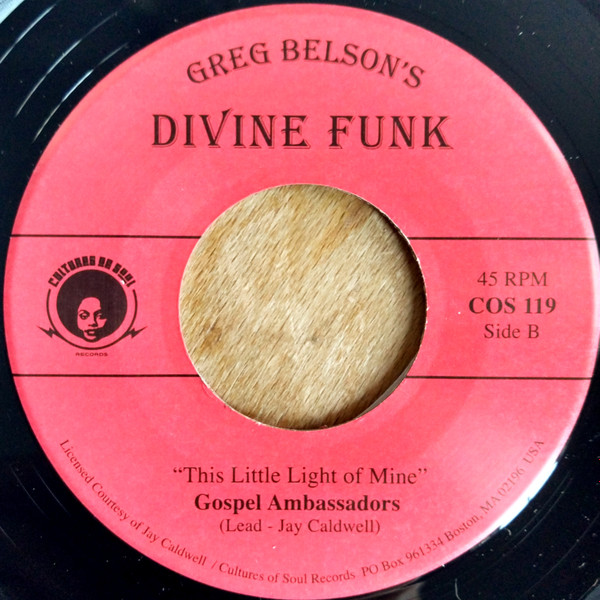 Greg Belson - Divine Funk | Cultures Of Soul Records (COS 116) - 9