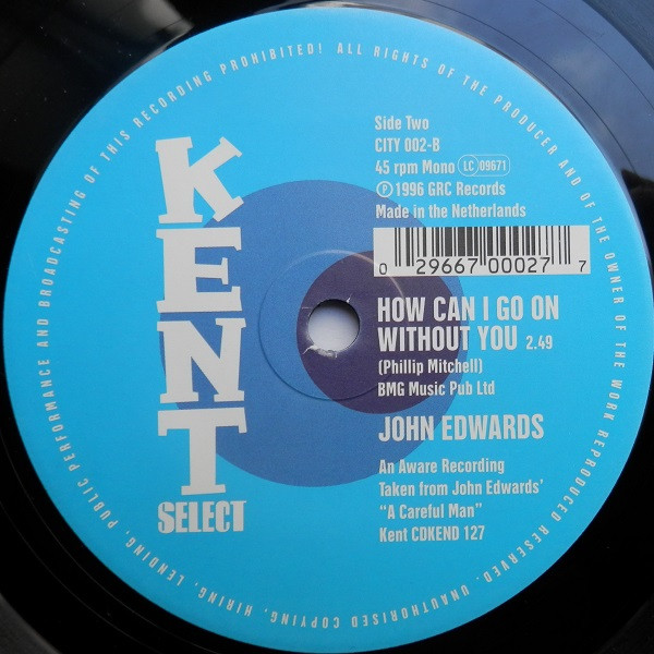 descargar álbum The Pretenders John Edwards - A Broken Heart Cries How Can I Go On Without You