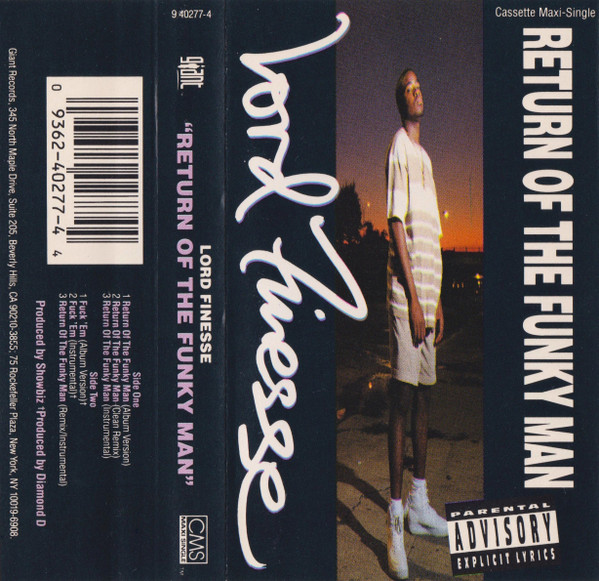 Lord Finesse – Return Of The Funky Man (1991, Cassette) - Discogs