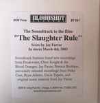 Cover of (Soundtrack From The Film) The Slaughter Rule, 2003, CD
