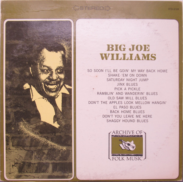 Big Joe Williams – Big Joe Williams (1968, Vinyl) - Discogs