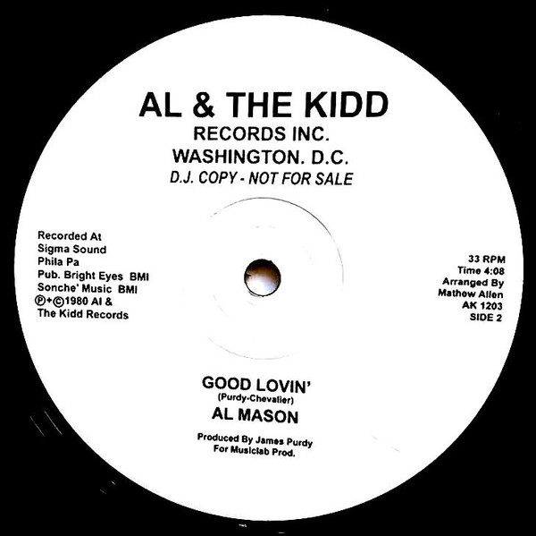 Al Mason – Good Lovin' / We Still Could Be Together (2019, Vinyl