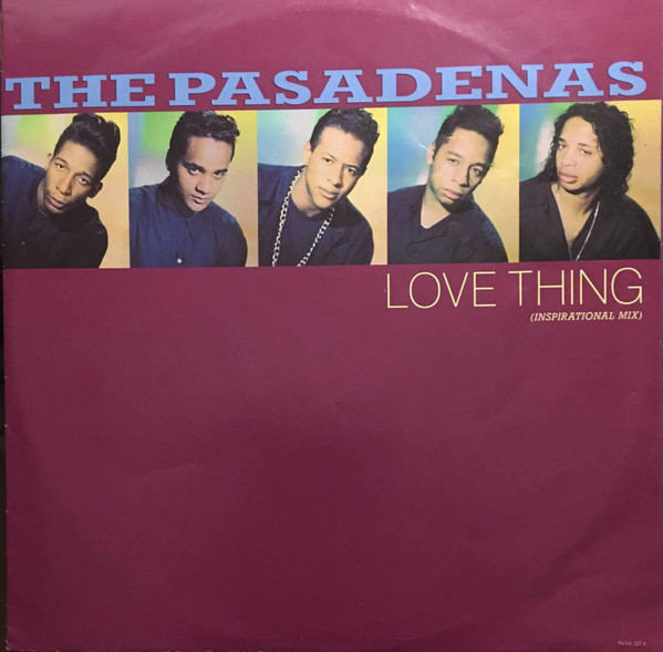 THE PASADENAS LOVE THING 10 3 Track 12" Single Picture Sleeve 