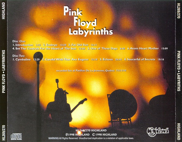 descargar álbum Pink Floyd - Labyrinths