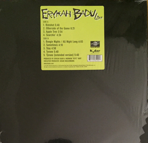 Erykah Badu – (1997, - Discogs