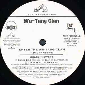Wu-Tang Clan - Enter The Wu-Tang Clan (36 Chambers) album cover