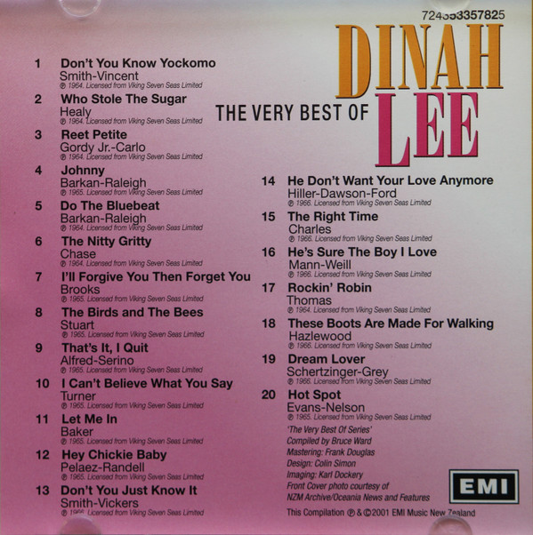 baixar álbum Dinah Lee - The Very Best Of Dinah Lee