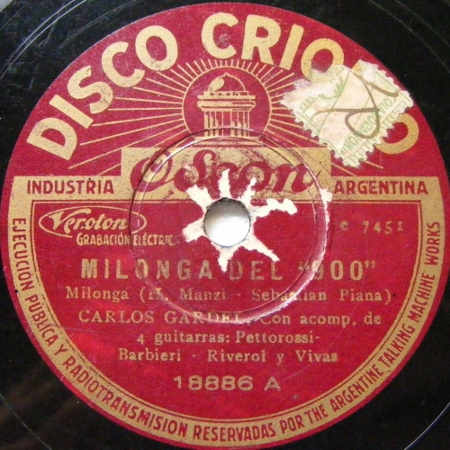 last ned album Carlos Gardel - Milonga Del 900 Mis Flores Negras