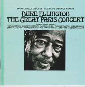 Duke Ellington And His Orchestra - The Great Paris Concert album cover