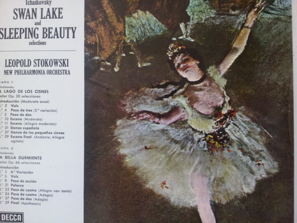 last ned album Tchaikovsky, New Philharmonia Orchestra, Leopold Stokowski - Swan Lake And Sleeping Beauty Selections