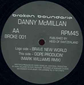 Danny McMillan - Brave New World album cover