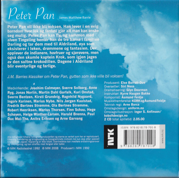 télécharger l'album James Matthew Barrie - Peter Pan