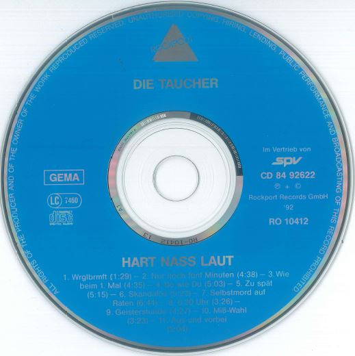 baixar álbum Die Taucher - Hart Nass Laut