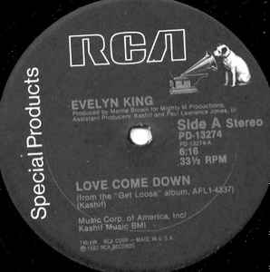 Evelyn King - Love Come Down album cover