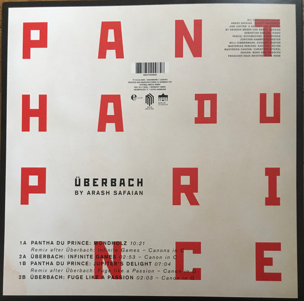 télécharger l'album Pantha Du Prince - Mondholz Remixes Canons