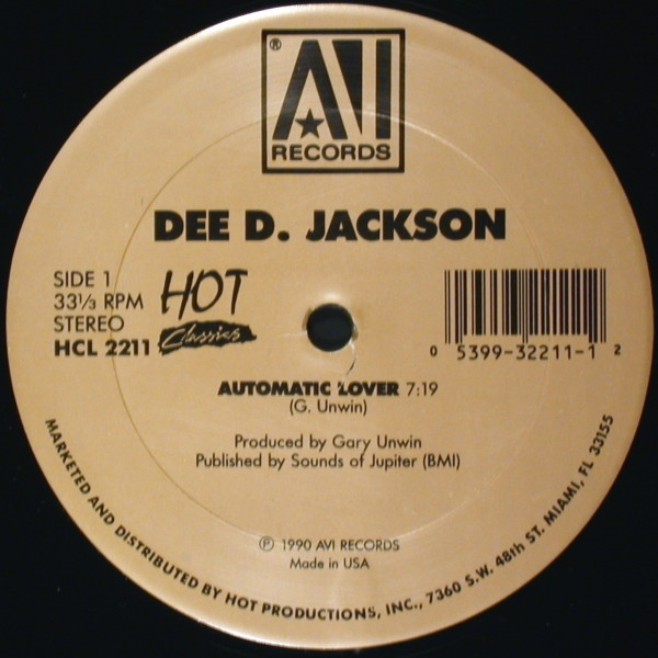 ladda ner album Dee D Jackson 7th Avenue - Automatic Lover Miami Heat Wave