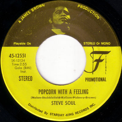 Steve Soul – Popcorn With A Feeling (1970, Vinyl) - Discogs