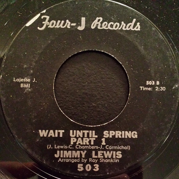 Jimmy Lewis - Wait Until Spring | Releases | Discogs